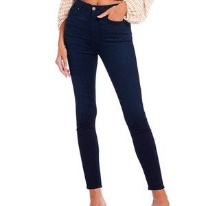 7 For All Mankind dark wash High Waist Skinny jean. Sz 31.